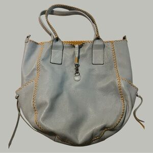 Sondra Roberts Robins Egg Blue Hobo Bag with Relaxed Silhouette